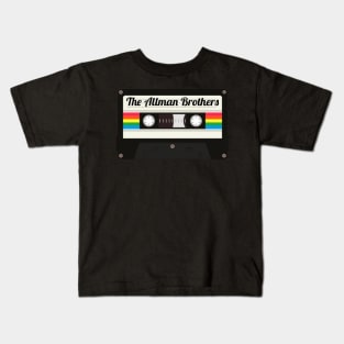 The Allman Brothers / Cassette Tape Style Kids T-Shirt